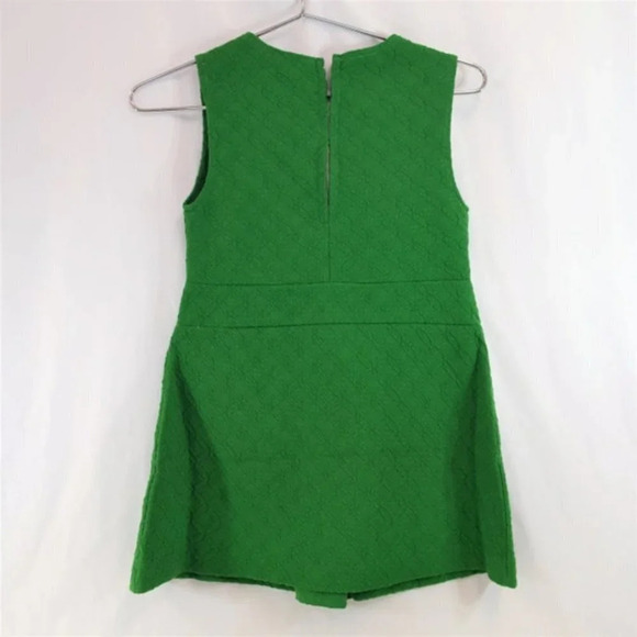 Vintage Girl's Green  A-Line Dress 1960s - Picture 5 of 10